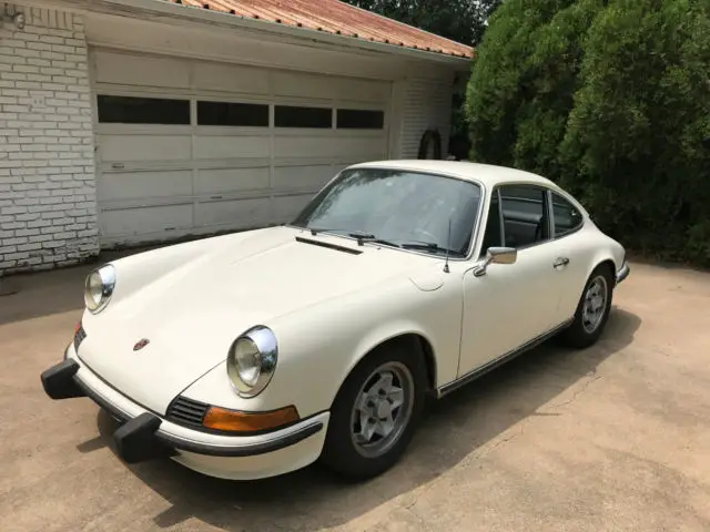 1973 911t coupe light ivory garage-find