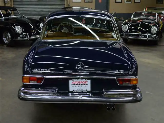 1970 mercedes-benz 280 se 3.5 coupe, rare 4-speed manual, exceptional condition