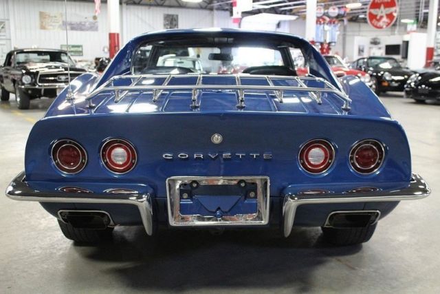 1972 chevrolet corvette stingray 79093 miles blue coupe 350cid v8 automatic