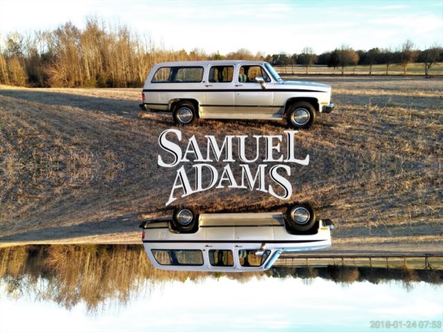 1989 suburban 2500 31k original miles 454ci owned by founder "samual adams beer"