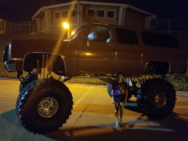 1986 chevy suburban show monster truck hot rod 4wd 4x4 lifted
