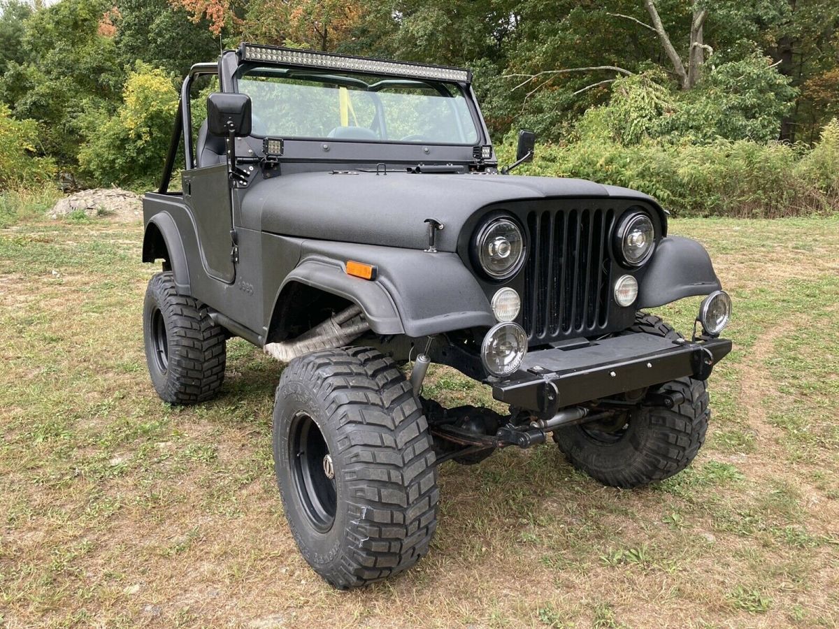 1977 jeep cj 5 suv black 4wd manual