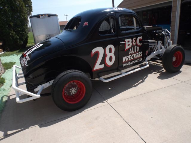 1939 ford stock car vintage dirt track classic hot rat rod flathead mercury +++