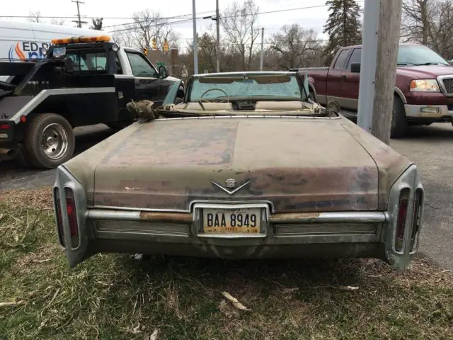 1966 cadillac eldorado convertible barn find