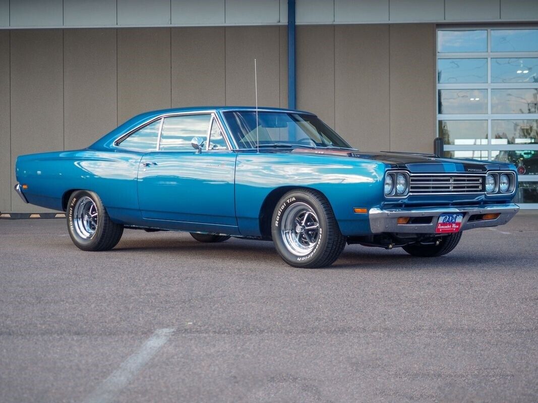 1969 plymouth road runner 440 v8 | b7 blue | automatic