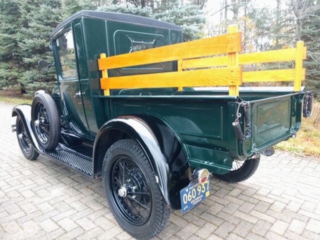 1929 ford model a pickup truck frame off nut & bolt restoration original steel