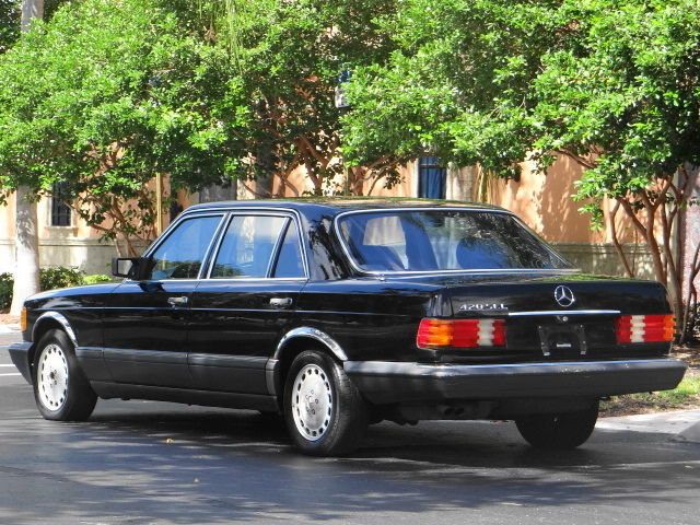 no reserve 1991 mercedes 420 sel w126 low miles 2 owners 560sel s class classic