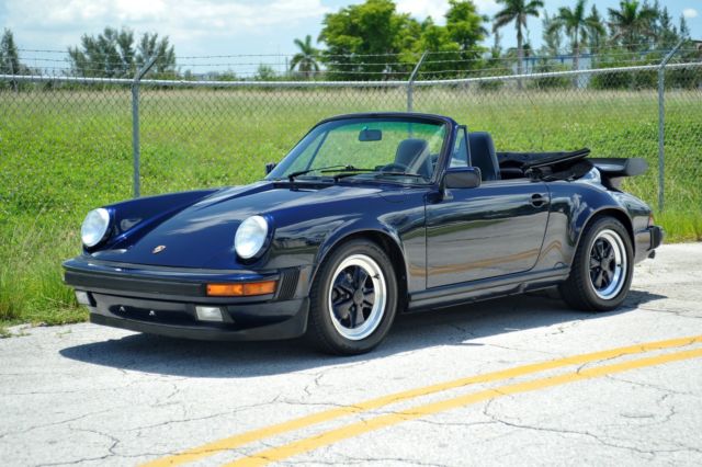 1988 porsche carrera cabriolet, only 24k miles, beautiful color and condition