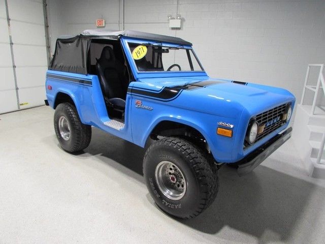1971 ford bronco 4x4 blue available now!!