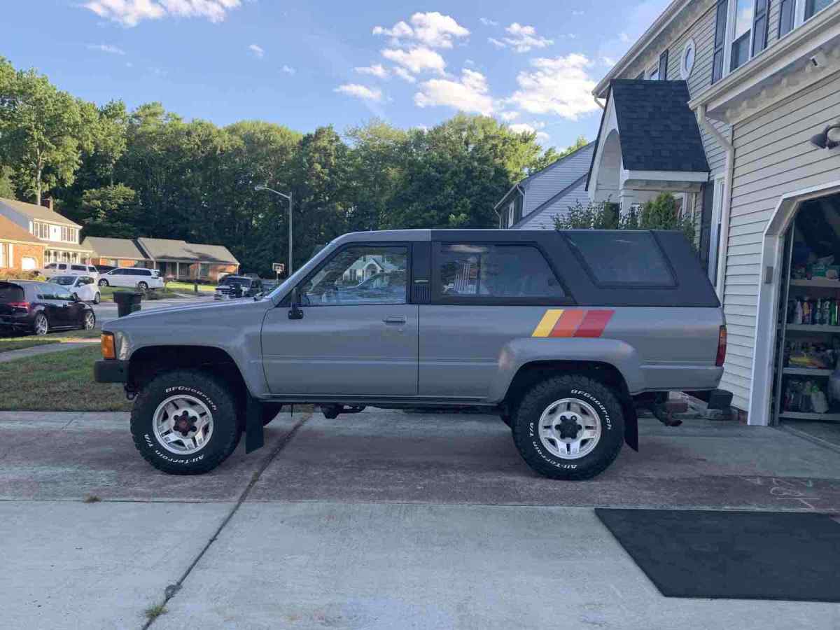 1986 toyota 4runner suv grey 4wd automatic sr5 turbo
