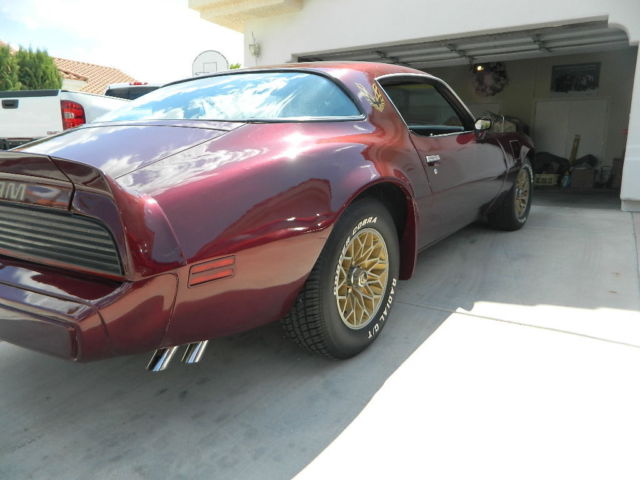 1979 pontiac trans am 6.6 never any rust