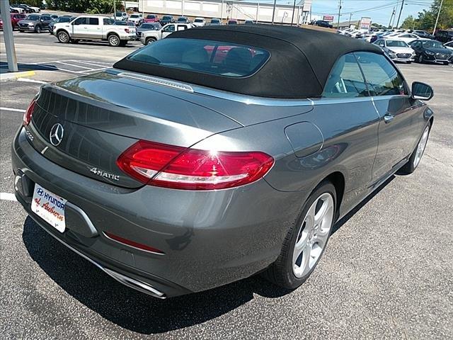 used 2017 mercedes-benz c 300 4matic cabriolet auburn, al 36830 for sale in auburn, alabama