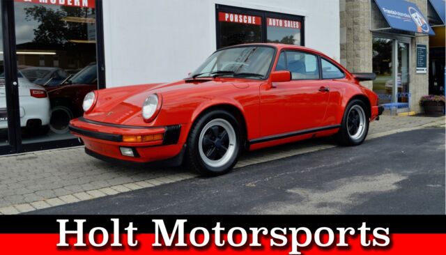 *****1987 porsche 911 carrera coupe, red over black, 3.2l g50, 20k miles!!!*****