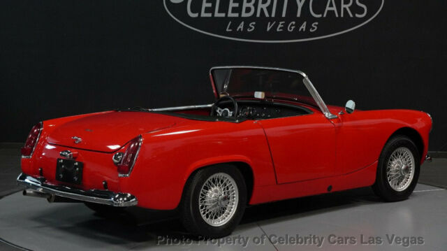 1964 austin healy sprite convertible. red, restored las vegas