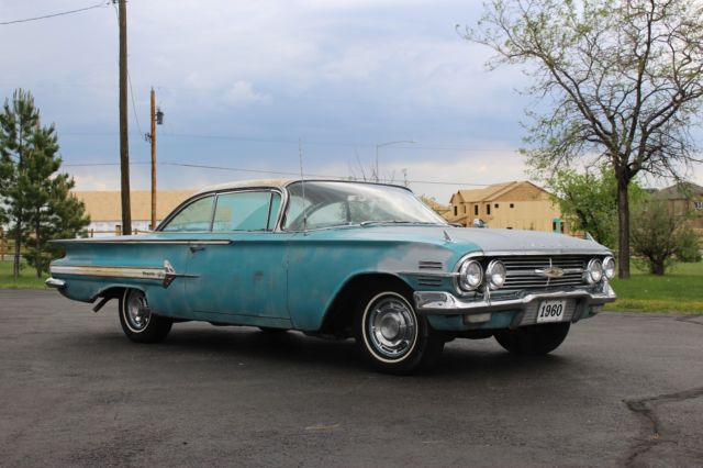 1960 chevrolet impala numbers matching 348 tasco turquoise very solid 60 chevy