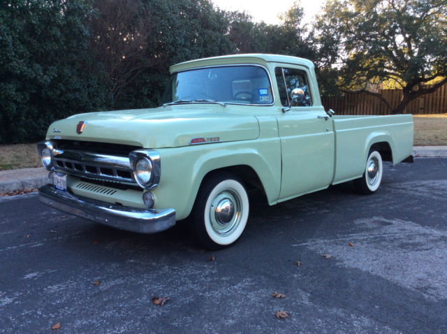 1957 ford f100 frame off restoration to showroom quality. 1950's era classic