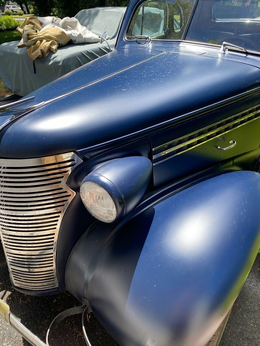 1938 chevrolet master coupe blue