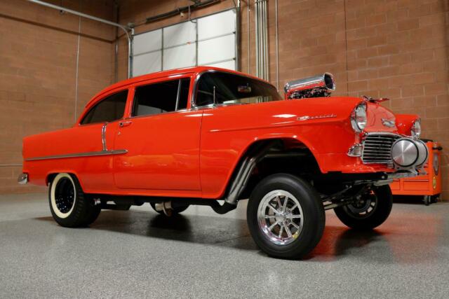 1955 chevrolet 210 'blown gasser' gm zz427 dbs 871 blower 800hp *high end build!