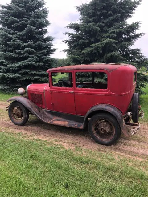 1930 ford model a 1928 1929 1931 1932 1933 1934 rat rod barn find patina sedan