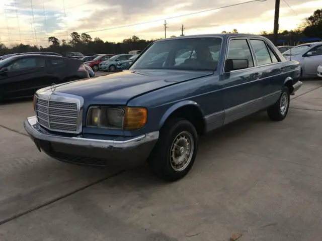 1981 mercedes-benz 300 sd 344722 miles blue 3.0l 5 cylinder