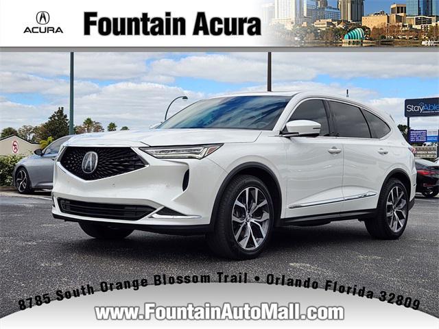 2022 acura mdx technology package