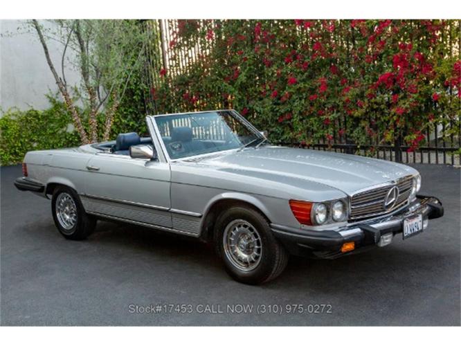 1985 mercedes-benz 380sl in beverly hills, california