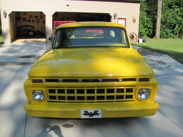 1965 ford f100 short box step side short bed show truck street rod hot rod