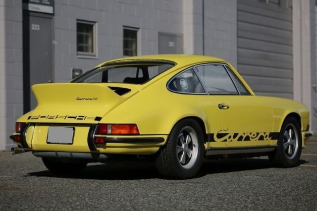 1973 porsche 911 carrera rs 0 yellow