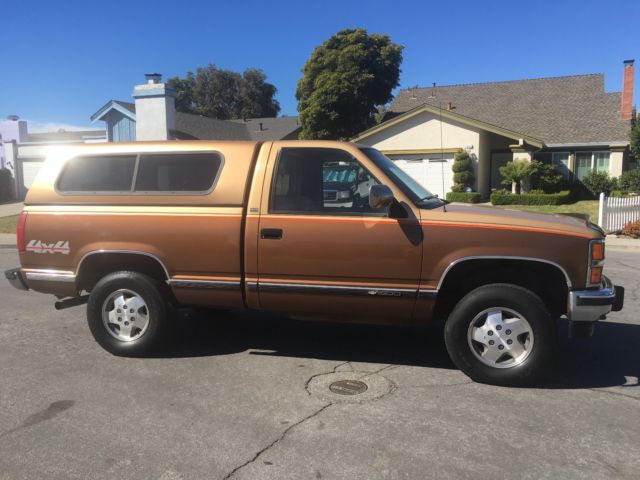 1989 chevrolet silverado 1500 single cab 4x4 1 family owner in great condition