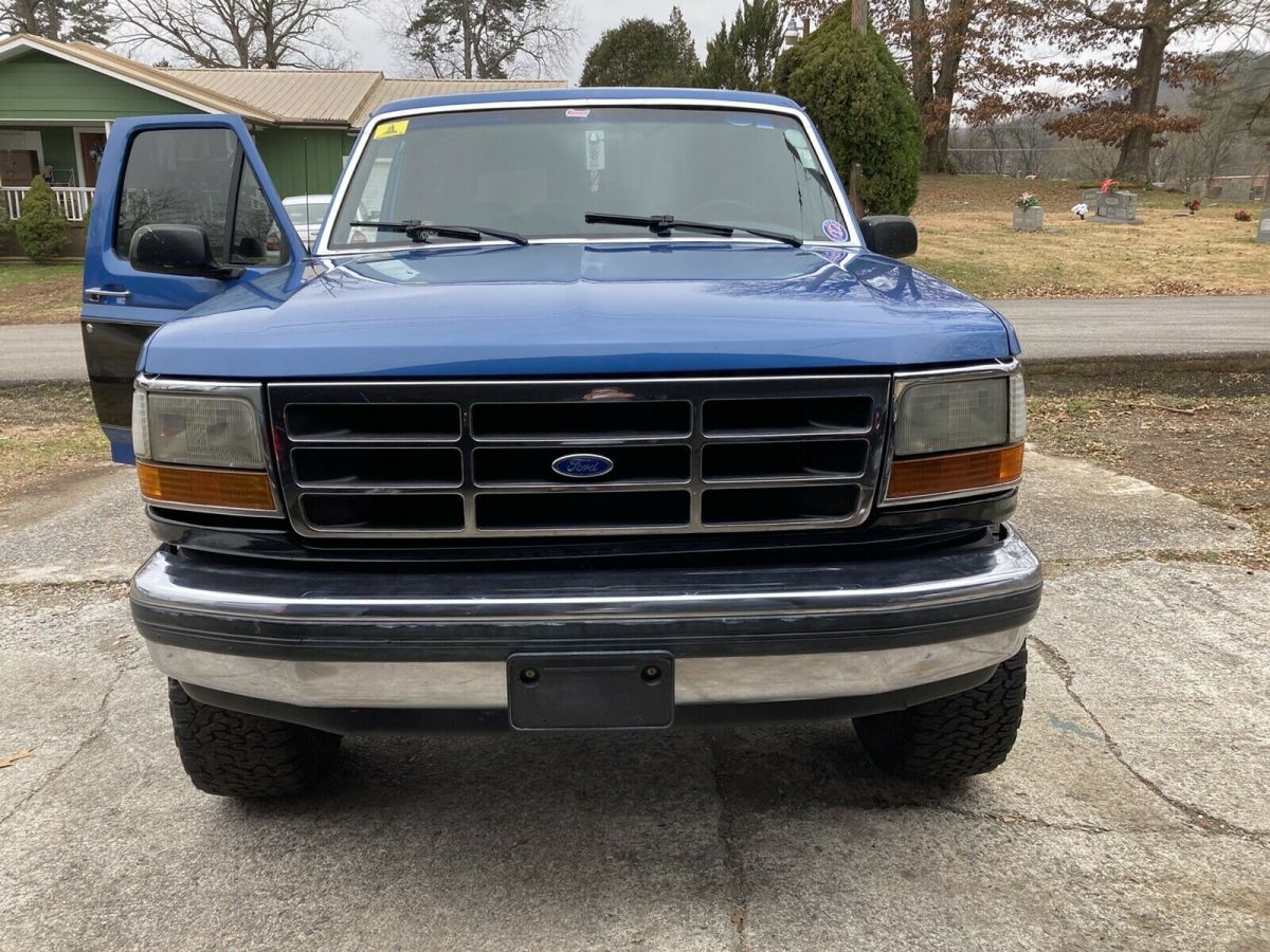1992 ford bronco suv blue 4wd automatic u100