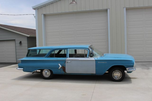 1960 chevrolet brookwood 2 door wagon 348 big block survivor original 60 chevy