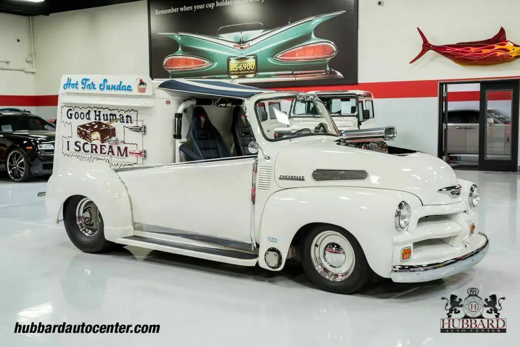 1955 chevrolet icecream truck modified hotrod, the most amazing icecream truck!