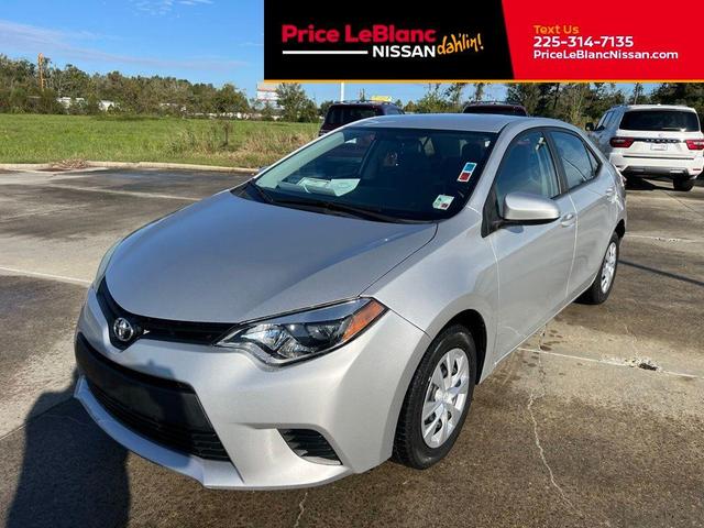 2016 toyota corolla l