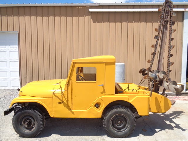 willys jeep a trench willys jeep cj 5 auburn trencher attachment 8000 miles ohio