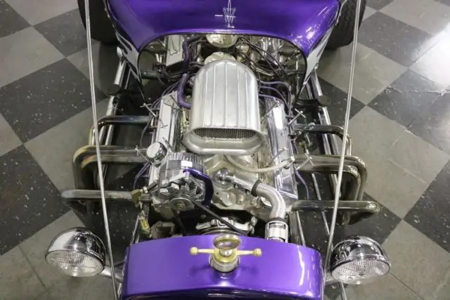 1924 ford t-bucket 55146 miles purple convertible 350 v8 3 speed automatic