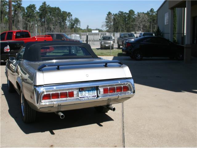 1973 mercury cougar convertible convertible silver (936) 231-8402
