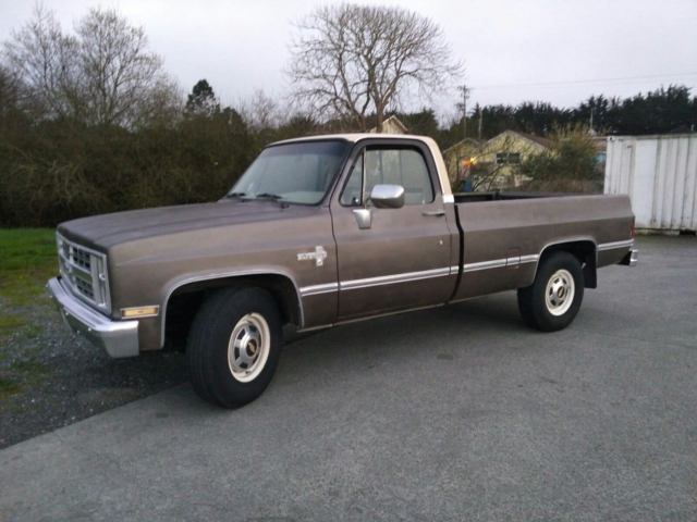 1985 chevrolet silverado c20 3/4 ton lwb w/454 (7.4 liter) engine