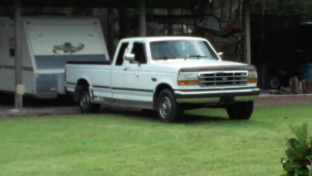 super clean 93 ford f-250 xlt extended cab pickup 2-door 7.3l w/ gear venders od