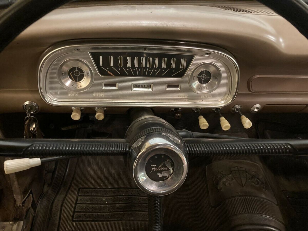 1960 ford falcon wagon brown rwd manual base