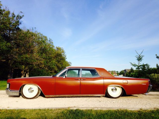 1968 lincoln continental 4dr sedan, suicide doors, ratrod, low rider, no res!!