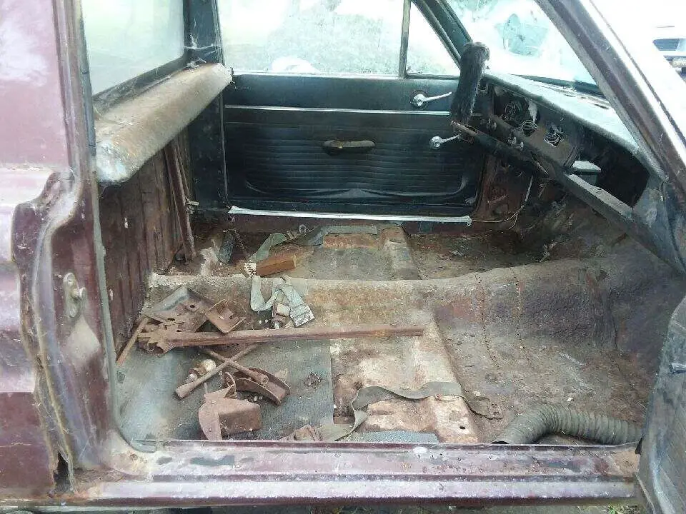 1964 ford ranchero - salvage only, not running and missing entire engine