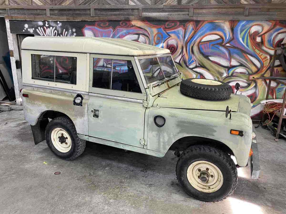 1973 land rover series iii green 4wd manual