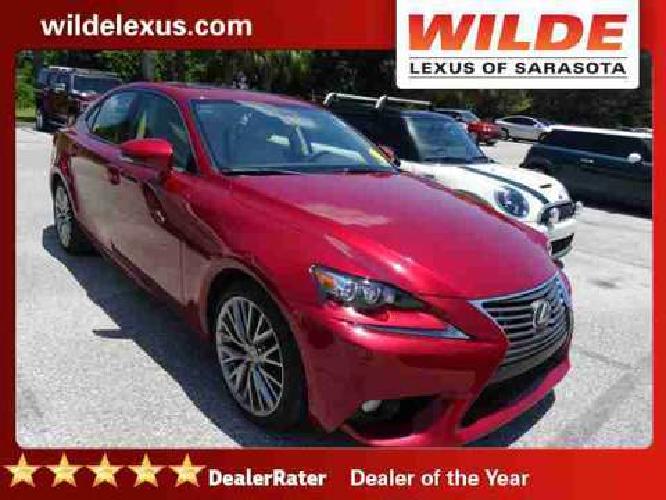 used 2014 lexus is 250 4dr sport sdn auto rwd in sarasota, fl