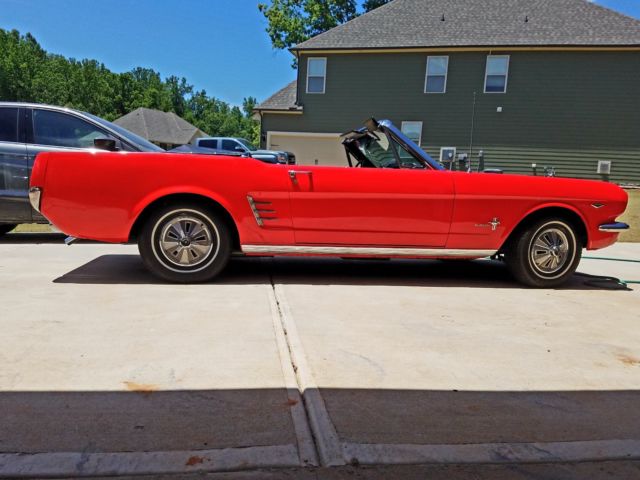 1966 ford mustang converable, 289 v8, 4 brl carb, duel exhaust. great condition