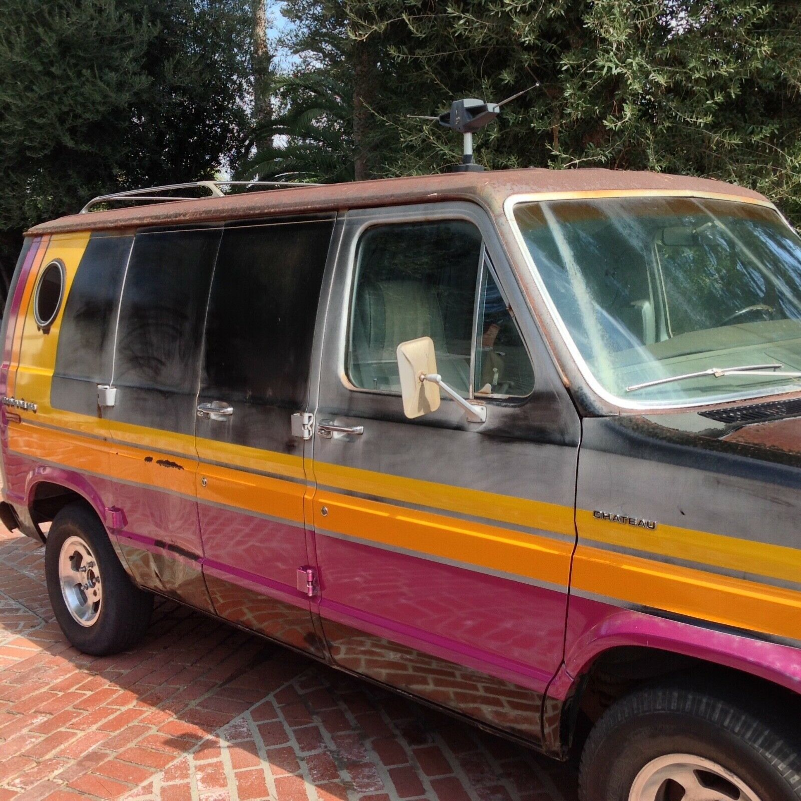 1977 rare ford chateau cruising van f-150 shorty 351 v8 a/c
