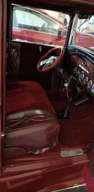 1930 ford model a,'70 mustang v8 eng,c4 3-spd automatic,lokar shifter,3rd owner
