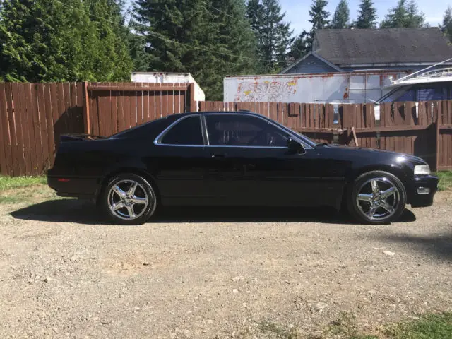 1994 acura honda legend 6 speed black black leather ls coupe 2-door 3.2l