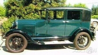 1929 ford model a classic blindside leatherback sedan manual trans rare fsbo