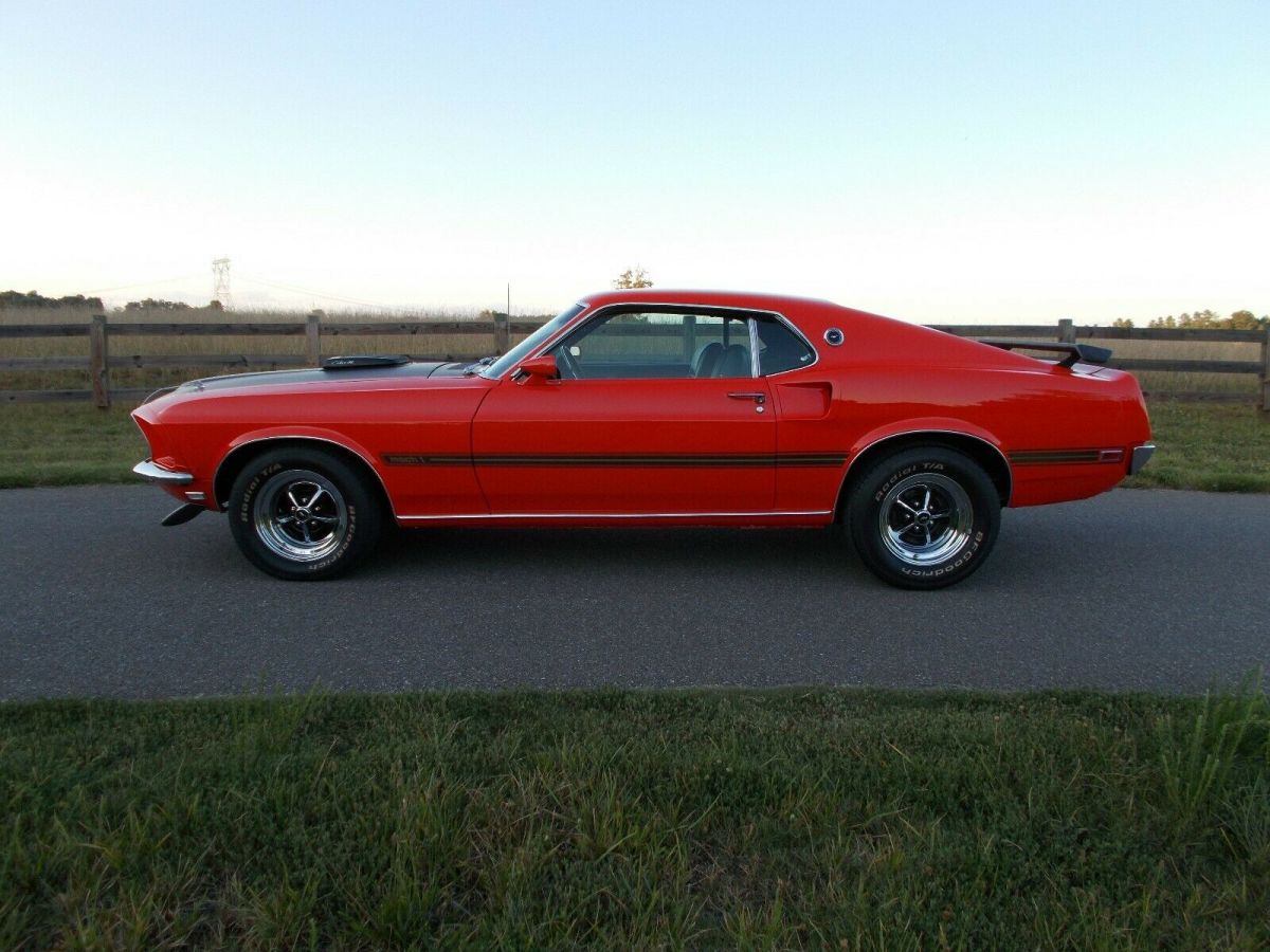 1969 ford mustang mach 1 fastback 428 cobra jet 4 speed fresh restore 1967 1968