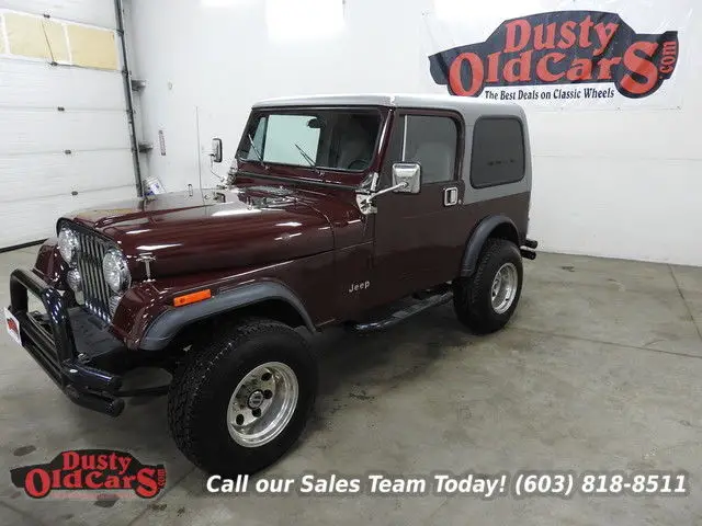 1986 burgundy 4wd runs drives body int vgood!